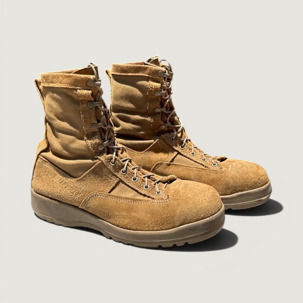 Belleville C790 ST Combat Boots Mens 12 R Brown Military Gore-Tex Steel Toe USA‎